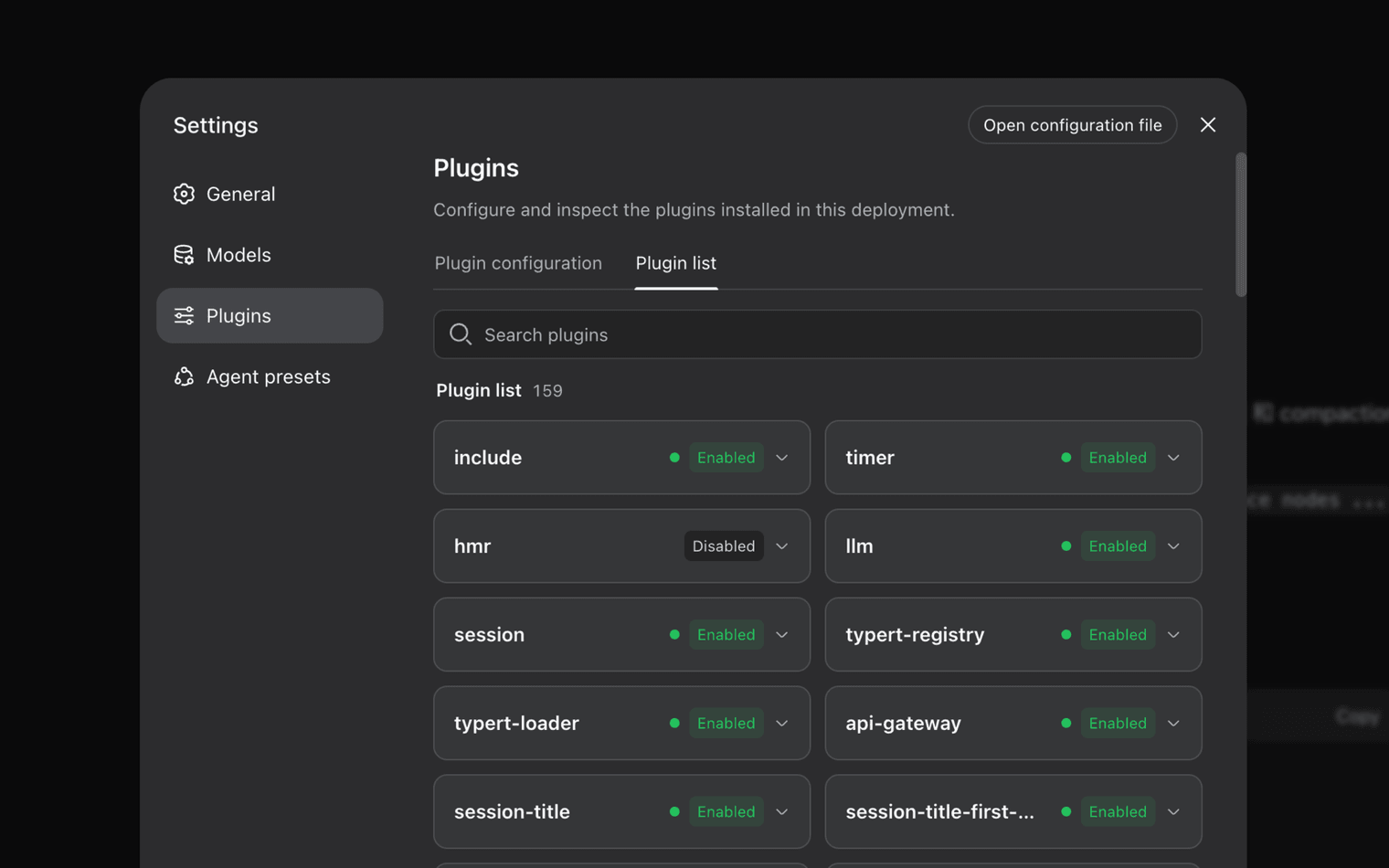 Everything is a plugin